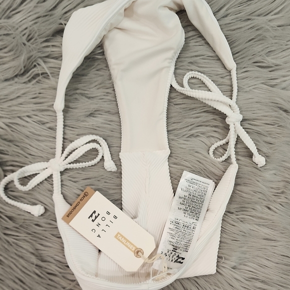 Billabong Tanlines Tie Side Tanga Bikini Bottom - Picture 8 of 9